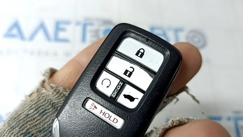 Ключ smart Honda CRV 17-22 5 кнопок, Driver 1, с жалом, царапины, облезло покрытие