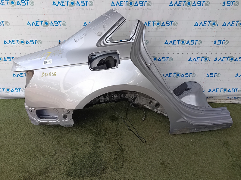 Четверть крыло задняя правая Audi A4 B9 17-24 отпилена, серебро