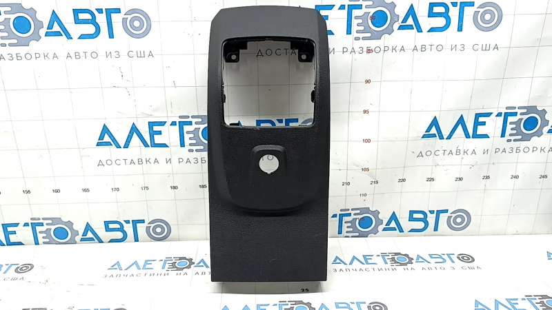 Накладка центральной консоли задняя Ford Escape MK3 13-19 черная, царапины, потерта