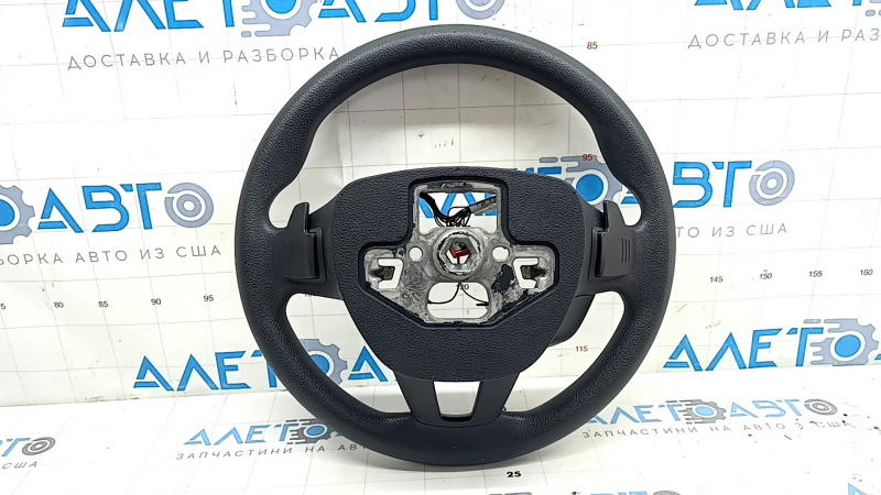 Руль голый Ford Escape MK3 17-19 рест, резина, черный