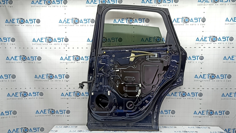 Дверь в сборе задняя правая Infiniti QX50 19-25 тонировка, синий BW5, вмятины