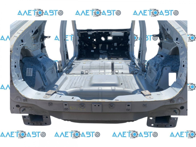 Задняя панель Ford Mustang Mach-E 21-26 в сборе 2 части, белый A3, на кузове