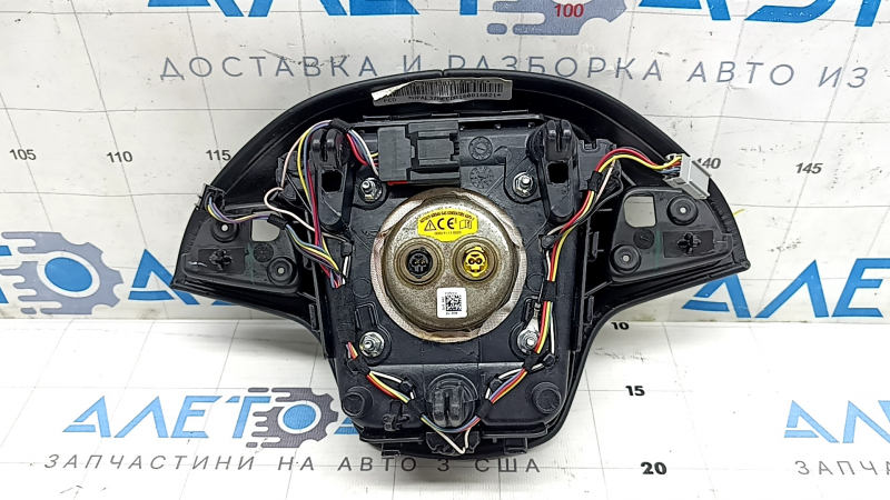 Подушка безопасности airbag в руль водительская Lincoln MKZ 17-20 черная, царапины
