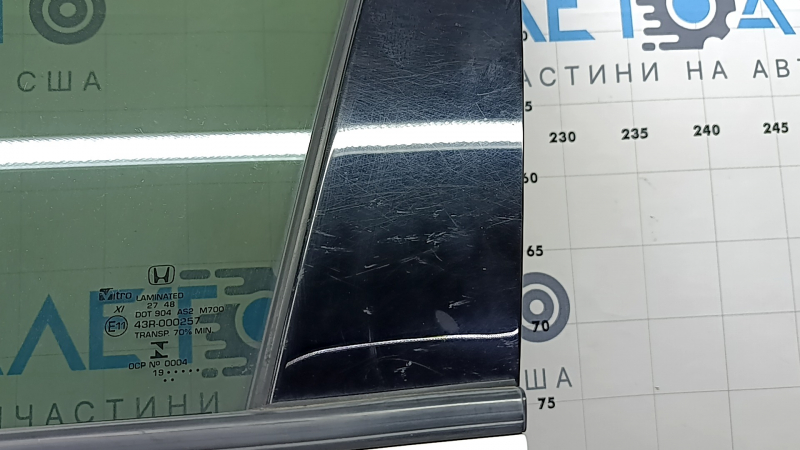 Дверь в сборе передняя левая Honda Accord 18-22 keyless, белый NH-883P, тычка, царапины на накладке и ручке
