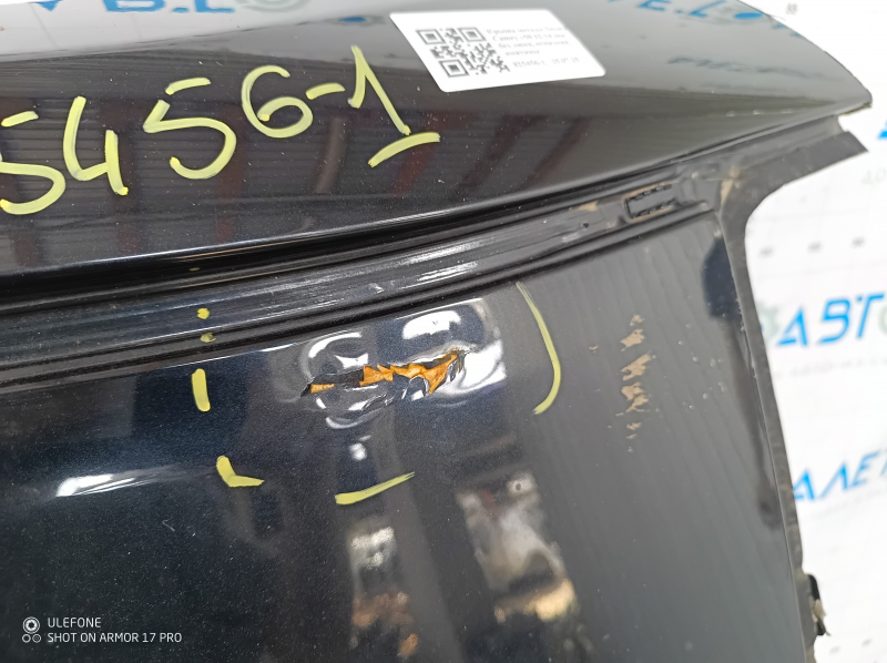 Крыша металл Toyota Camry v50 12-14 usa без люка, отпилена, вмятины