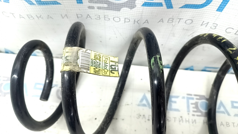 Пружина передняя правая Lincoln MKZ 13-20 hybrid, жесткость 1 зеленая