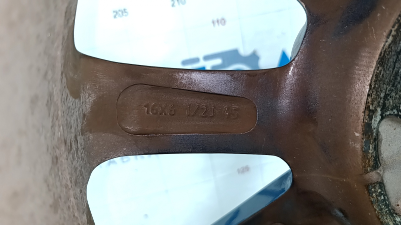 Диск колесный R16x6.5J ET45 Mazda CX-30 20-23 легкая бордюрка