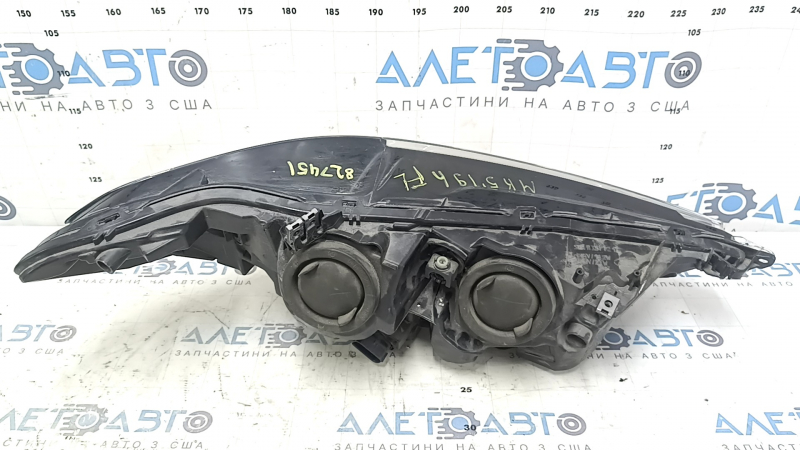 Фара передняя левая Ford Fusion mk5 17-20 галоген, с блоком DRL, скол, царапины