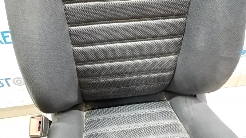Водительское сидение Ford Fusion mk5 17-20 без airbag, электро, ткань черная, контакт с водой, под химчистку