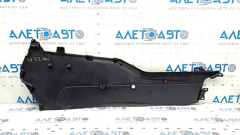 Накладка центральной консоли боковая левая Mitsubishi Outlander 22-26 черная, царапина