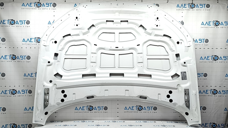Капот голый Audi Q5 80A 18-24 алюминий, белый LY9C