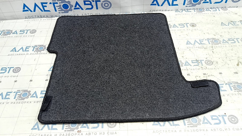 Коврик салона ткань 2 ряд центр Mazda CX-9 16-23 черный, под чистку