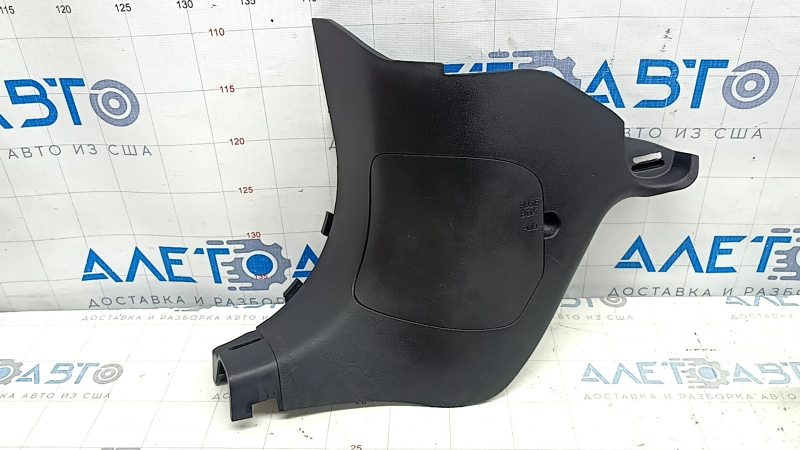 Накладка передней стойки левая нижняя Mazda CX-9 16-23 черная, царапины, потертости
