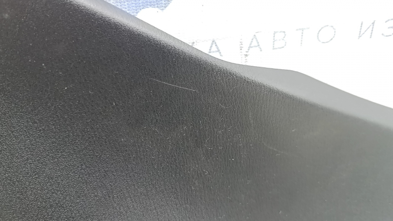 Накладка центральной консоли боковая левая Mazda CX-9 16-23 передняя, черная, царапины
