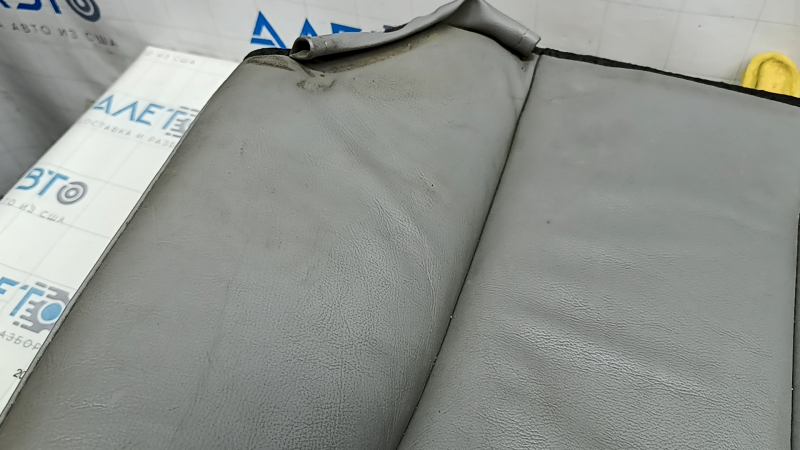 Подушка заднего ряда сидений Toyota Camry v40 07-09 кожа серая, под регулировку, примято, под чистку, потерто, потрескано, царапины