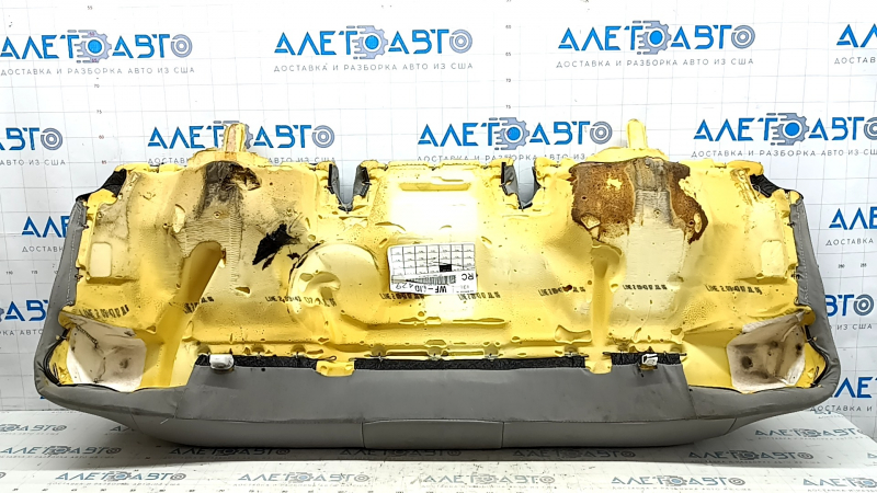 Подушка заднего ряда сидений Toyota Camry v40 07-09 кожа серая, под регулировку, примято, под чистку, потерто, потрескано, царапины