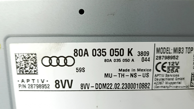 NAVIGATION MULTIMEDIA RADIO Audi Q5 80A 21-24