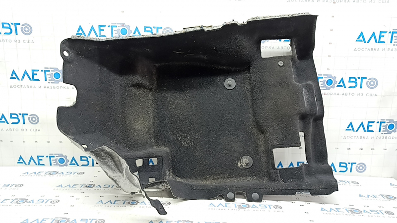 Покрытие пола переднее левое Ford Edge 19-24 черное, под чистку