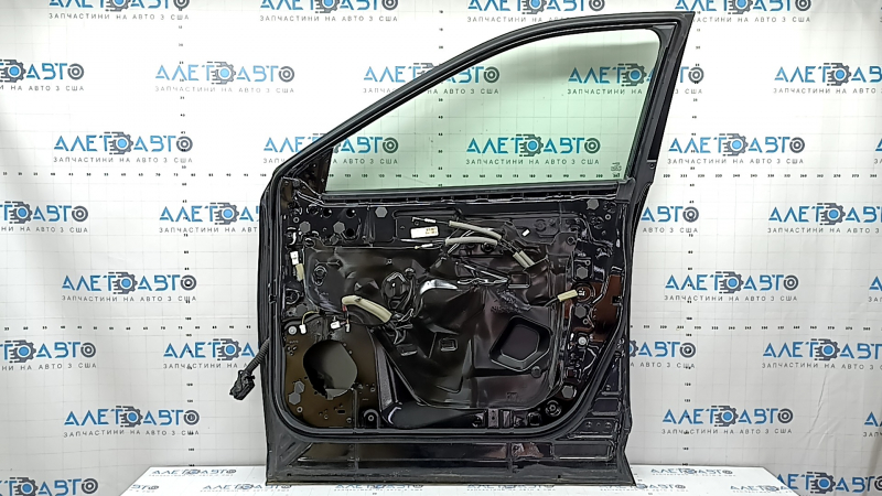 Дверь в сборе передняя правая Nissan Rogue 21-26 keyless, черный KH3, вмятины