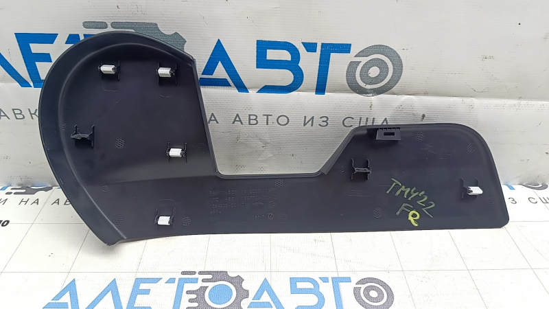 Накладка пассажирского сидения боковая левая Tesla Model Y 20-25 черная