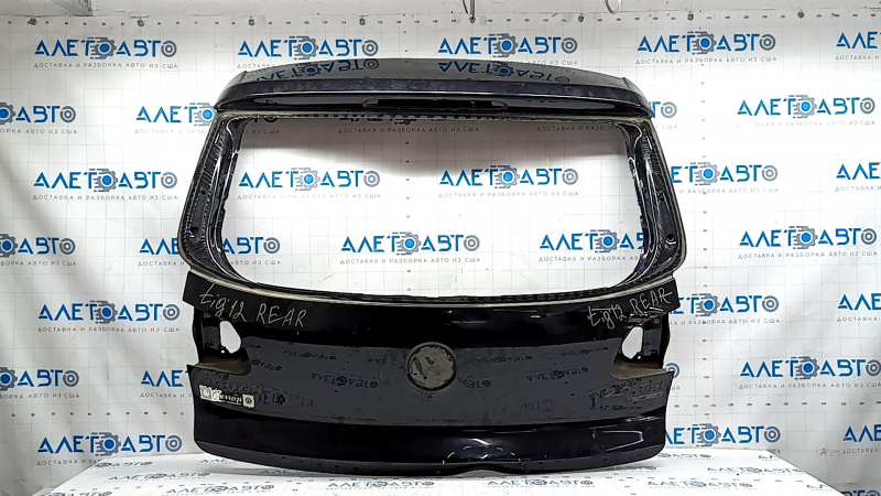 Дверь багажника голая VW Tiguan 09-18 черный LC9X вмятина
