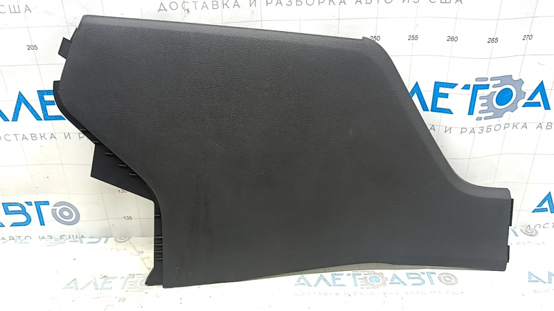 Накладка центральной консоли правая Nissan Rogue 21-26 черная, потерта
