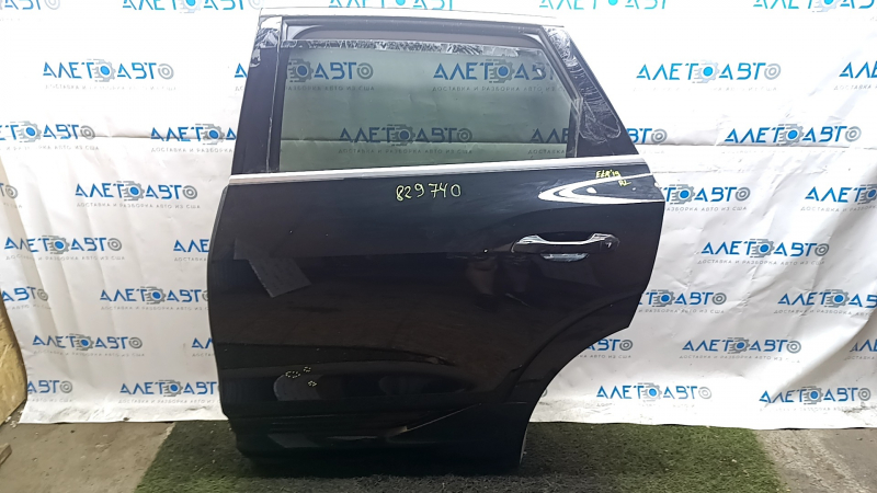 Дверь в сборе задняя левая Audi E-Tron 19-23 Quattro черный LY9T, царапины