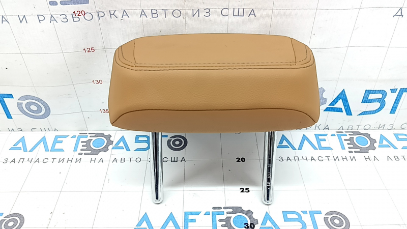 Подголовник 2 ряда центральный BMW X5 G05 19-22 кожа коричневая COGNAC, царапины