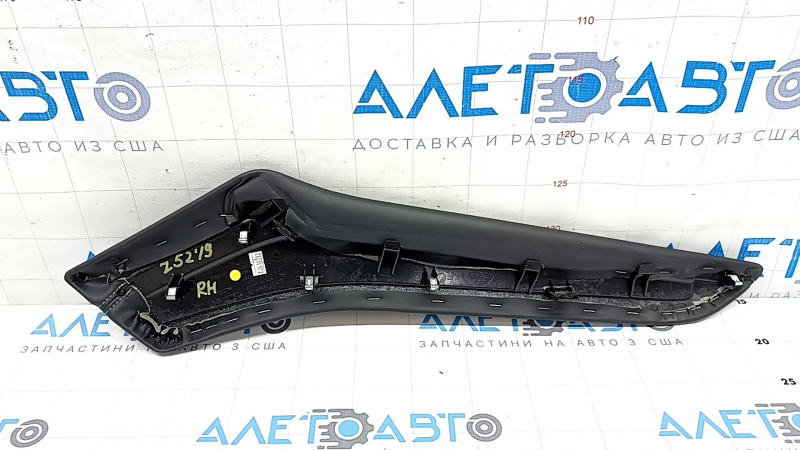 Накладка центральной консоли боковая верхняя правая Nissan Murano z52 17-24 кожа черная