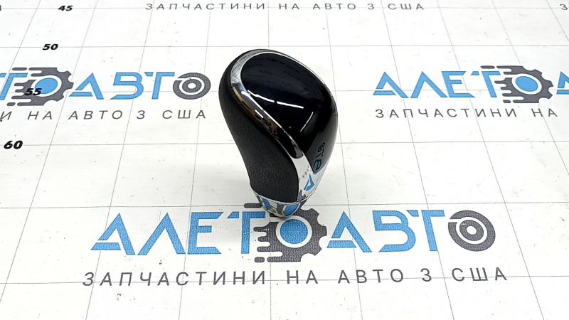 Ручка КПП Nissan Murano z52 15-24 кожа черная, черный глянец