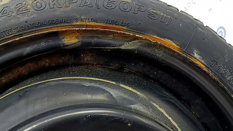 Запасное колесо докатка Toyota Prius V 12-17 D17 135/70 5*114,3, ржавчина