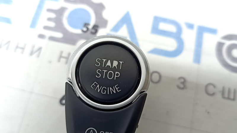 Кнопка start stop BMW X3 G01 18-21 черная, потерта