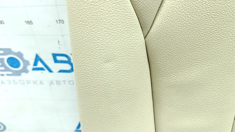 Спинка заднего ряда 2 ряд левая BMW X3 G01 18-21 кожа, бежевая, с ремнем, вмятины, под химчистку