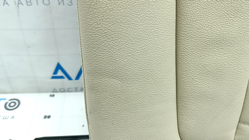 Спинка заднего ряда 2 ряд левая BMW X3 G01 18-21 кожа, бежевая, с ремнем, вмятины, под химчистку