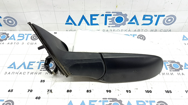 Зеркало боковое левое в сборе Toyota Camry v50 12-14 3 пина, белое, царапины
