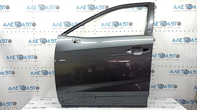 Дверь голая передняя левая Toyota Rav4 19-23 графит 1G3, тычки