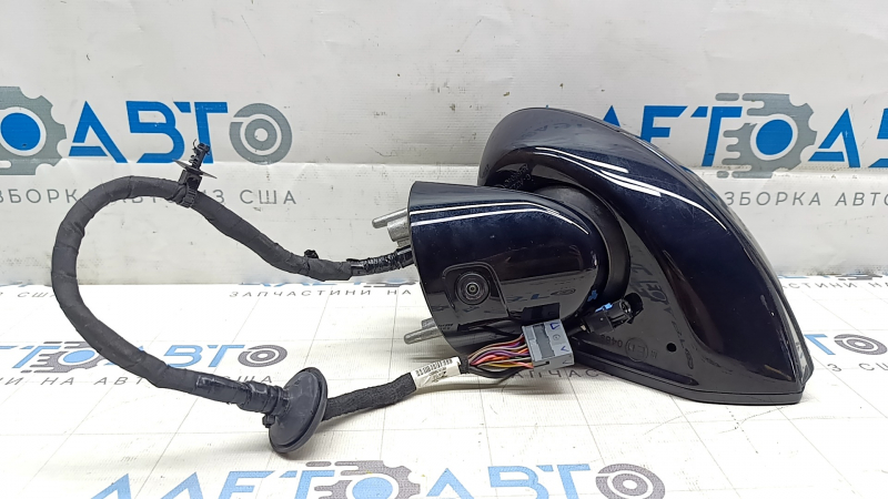 Зеркало боковое левое в сборе Polestar 2 21-25 16 пинов, поворотник, подогрев, автозатемнение, BSM, камера, черное
