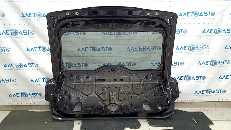 Дверь багажника голая со стеклом Volvo XC90 16-22 черный 717, тычка