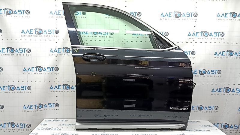 Дверь в сборе передняя правая BMW X3 G01 18-24 keyless, черный 475M, царапины на молдинге, тычка