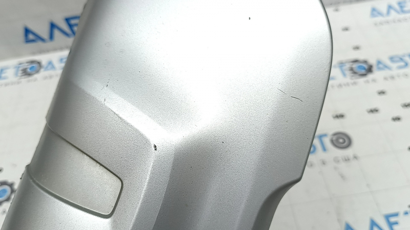 Нижняя накладка заднего бампера BMW X3 G01 18-21 серая, без фаркопа, царапины, трещина в креплении