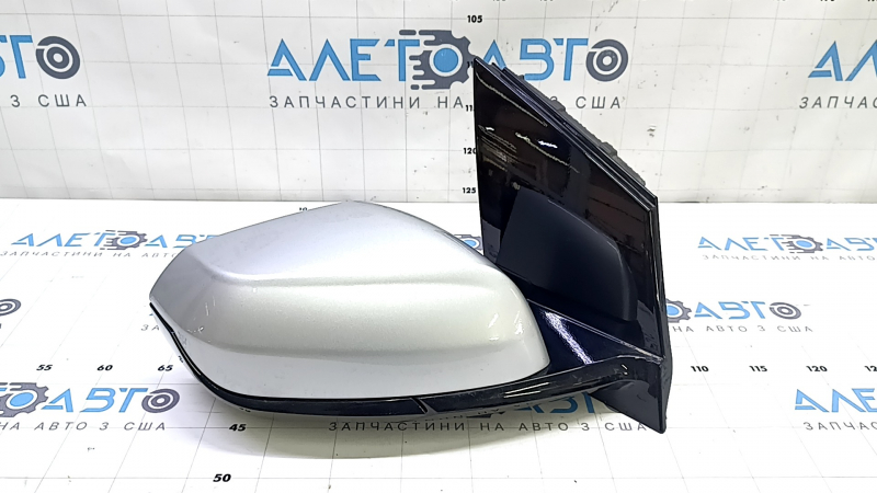 Зеркало боковое правое в сборе Chevrolet Volt 16-19 5 пинов, подогрев, серебро