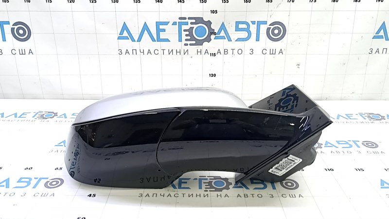 Зеркало боковое правое в сборе Chevrolet Volt 16-19 5 пинов, подогрев, серебро