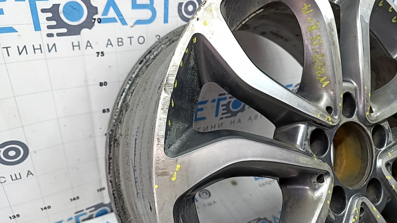 Диск колесный R17 x 7J ET 48.5 Mercedes C-class W205 15-18 тип 2 бордюрка, облезла краска
