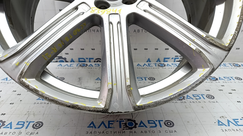 Диск колесный R21 x 9J ET38.5 Volvo XC90 16-26 стиль 965, бордюрка