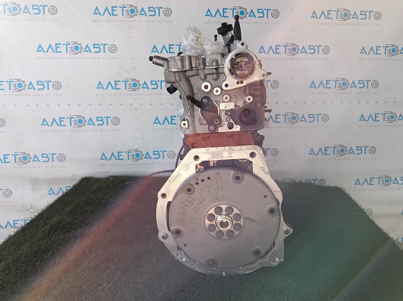 Двигатель VW Tiguan 22-24 2.0 TFSI DTEA 15к, компрессия 16-16-16-16, оплавлена крышка