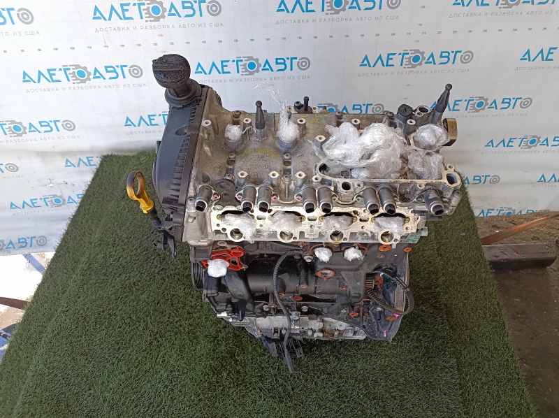 Двигатель VW Tiguan 22-24 2.0 TFSI DTEA 15к, компрессия 16-16-16-16, оплавлена крышка