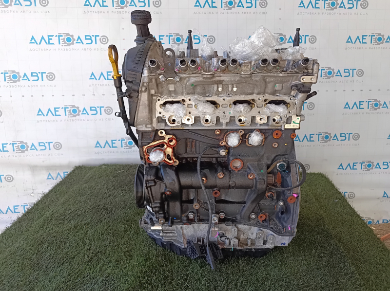 Двигатель VW Tiguan 22-24 2.0 TFSI DTEA 15к, компрессия 16-16-16-16, оплавлена крышка
