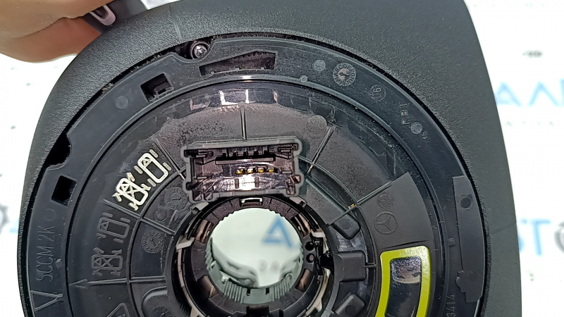Подрулевые переключатели гитара в сборе Mercedes W167 GLE 350 450 20-22 черные с шлейфом без подогрева руля, под регулировкой рулевой колонки