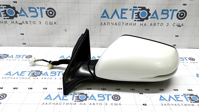 Зеркало боковое левое в сборе Honda CRV 17-22 9 пинов, поворотник, BSM, подогрев, белое