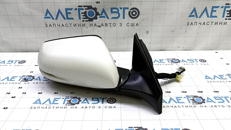 Зеркало боковое правое в сборе Honda CRV 17-22 9 пинов, поворотник, BSM, подогрев, белое